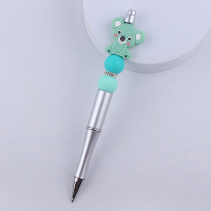 Animal Silicone Beaded Pens Handmade Novelty Ballpoint Pen Gift 14