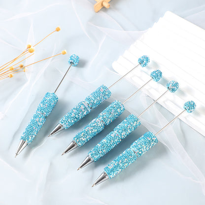 Full Rhinestone Beadable Ballpoint Pens DIY Craft Supplies 12