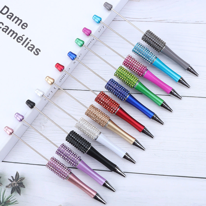 Rhinestones Colored Beadable Ballpoint Pens DIY Craft Supplies 2
