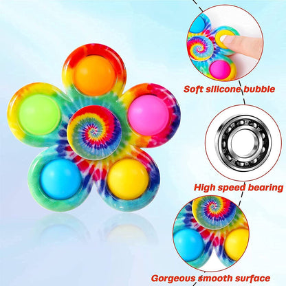 Silicone Pop It Fidget Toy Flower Shape Sensory Toy 3