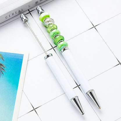 Sublimation Metal Beadable Ballpoint Pens Black DIY Craft Supplies 2