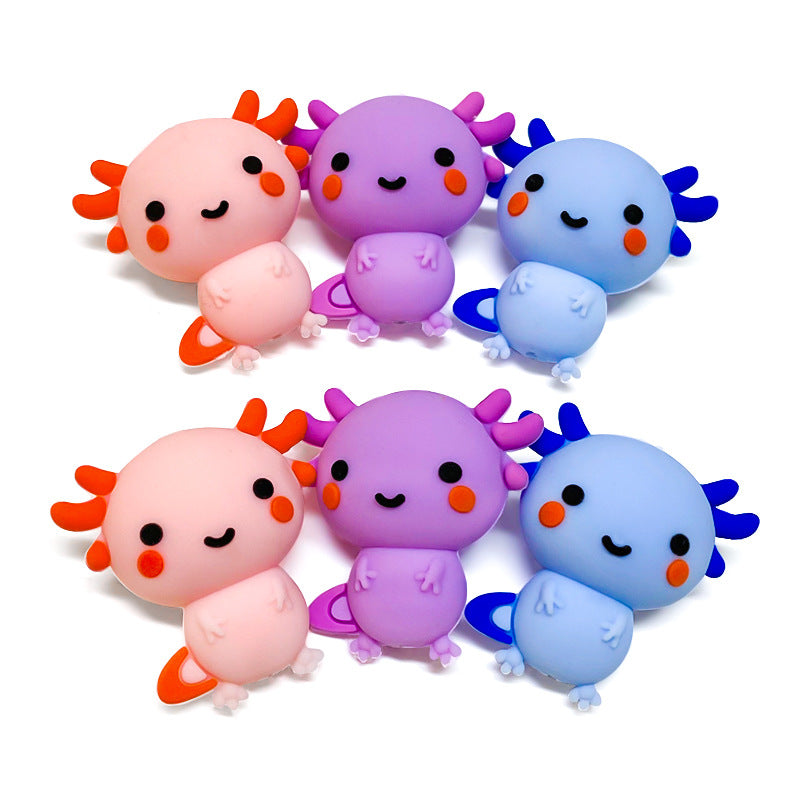 20Pcs Silicone 3D Focal Beads Sea Monster Feeler Design 3