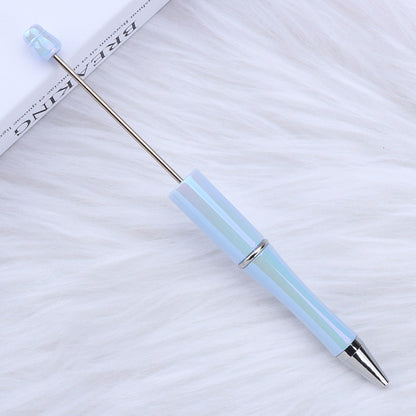 Handle Gradient Color Beadable Ballpoint Pens DIY Rainbow Opal Craft Supplies 19