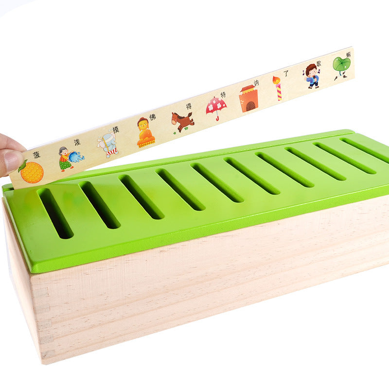 Wooden Montessori Toys Knowledge Classification Box for Kids 2