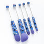 5Pcs Halloween Christmas Beadable Makeup Brush Set DIY Craft Supplies 7