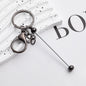 DIY Beadable Keychains Stainless Steel 14.8x3.0cm Craft Supplies 9