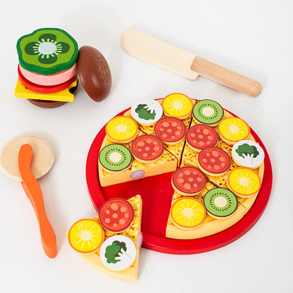 Wooden Pretend Play Food Toy Set for Kids