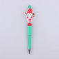 Christmas Silicone Beaded Pens Santa Claus Snowman Tree Holiday Gift 6