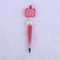 Cartoon Pattern Silicone Beaded Pens Ballpoint Pen DIY Craft Supplies 11