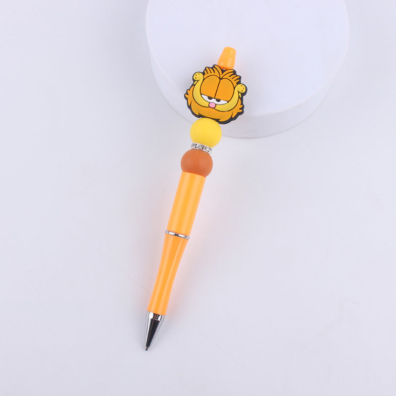 Animal Bee Dog Silicone Beaded Pens Handmade Novelty Pen Gift 11