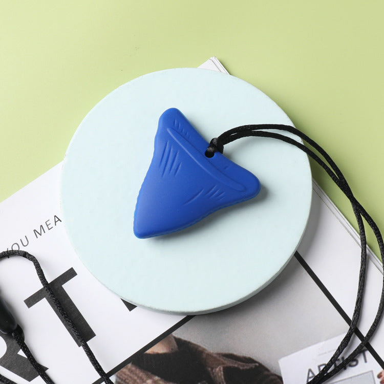 Silicone Baby Shark Teething Chew Necklace 4.9 x 5cm 13