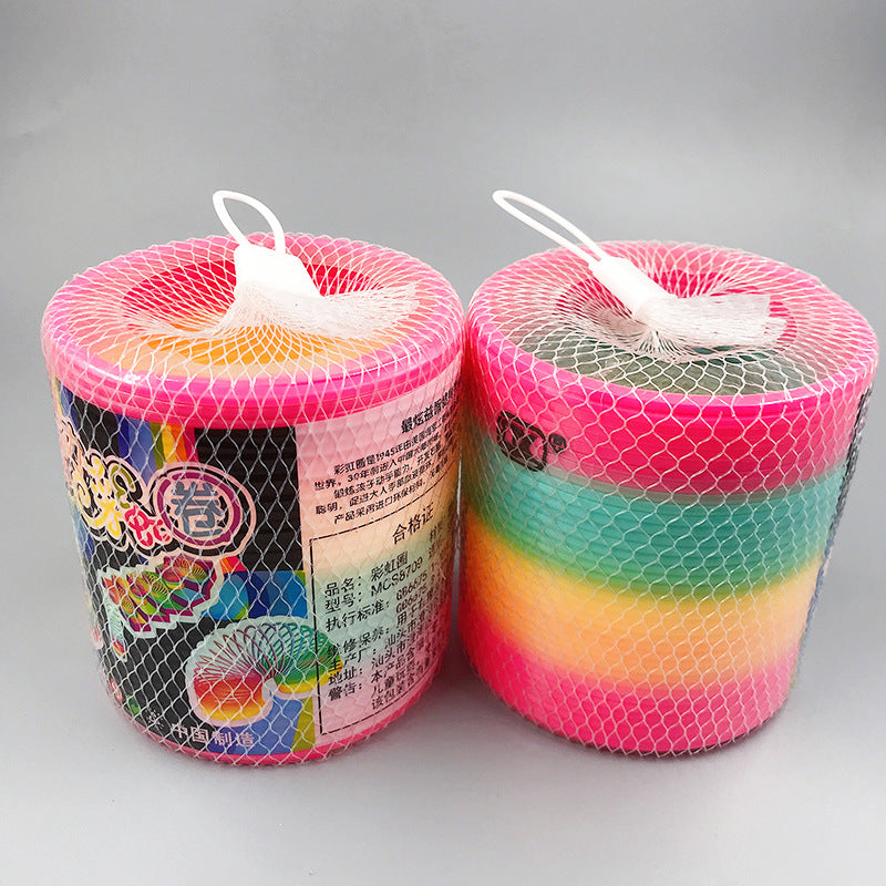 Magic Rainbow Slinky Toy Walking Spring Toy for Kids 6