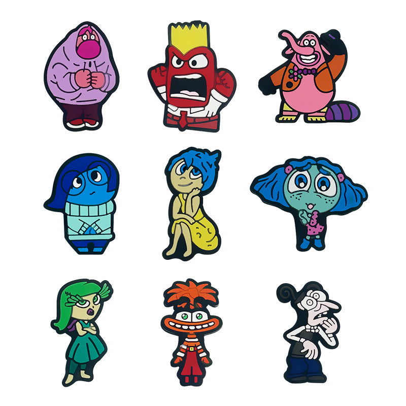 Silicone Focal Beads Inside Out Character Set Front Facing