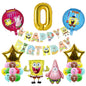 SpongeBob SquarePants Foil Balloon Set Birthday Party Decoration 2Set 2