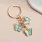 Butterfly Alloy Keychain Titanium Steel Charm Accessory 11