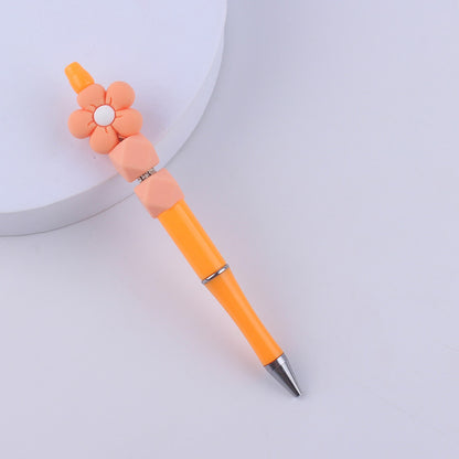 Flower Silicone Beaded Pens Handmade Office School Supplies Gift 11