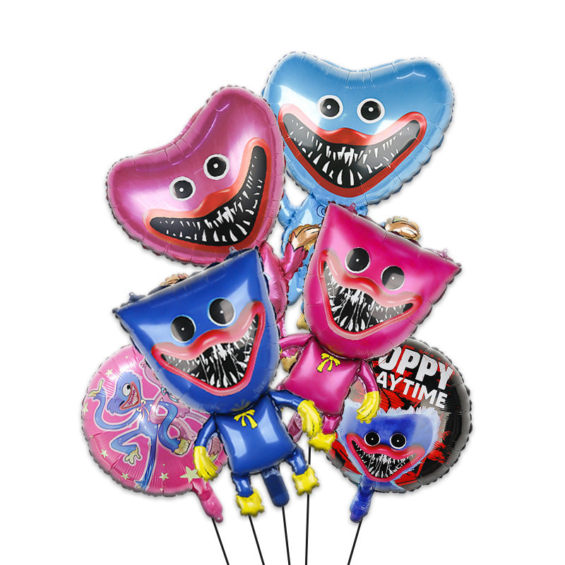 Poppy Playtime Foil Balloon Set Birthday Party Decoration 5