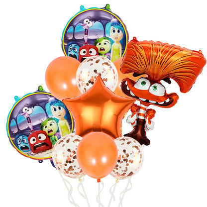 Inside Out Foil Balloon Set Kids Birthday Party Decoration 5pcs 10pcs 13