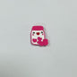 20Pcs Silicone Focal Beads Cartoon Heart Shaped Bottle Design 9