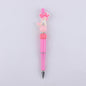Pink Heart Silicone Beaded Pens Handmade Novelty Office School Gift 11