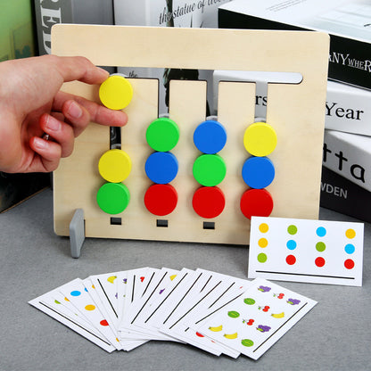 Wooden Montessori Toys Logical Intelligence for Toddlers 24.5cm 7