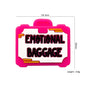 20pcs Silicone Focal Beads Luggage Compartment Emotional Baggage Text 2