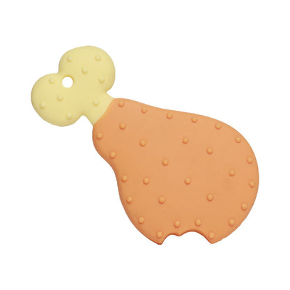 Chicken Leg Silicone Teething Toy Baby Chew Toy 4