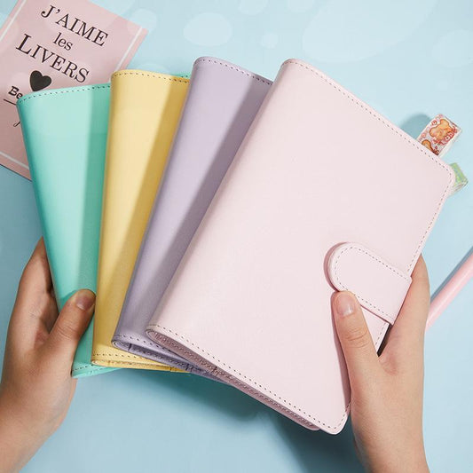 Creative Macaroon Color A5 Binder with Magnetic Buckle