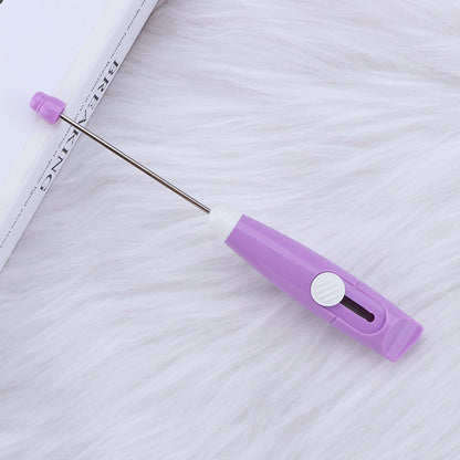 Beadable Retractable Letter Opener Parcel Knife Box Cutter DIY Craft 11