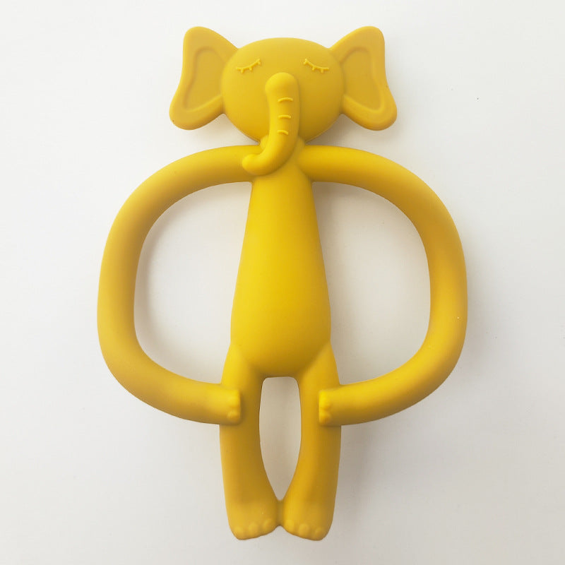 Elephant Silicone Teething Toy Set for Baby 2 Pcs 8