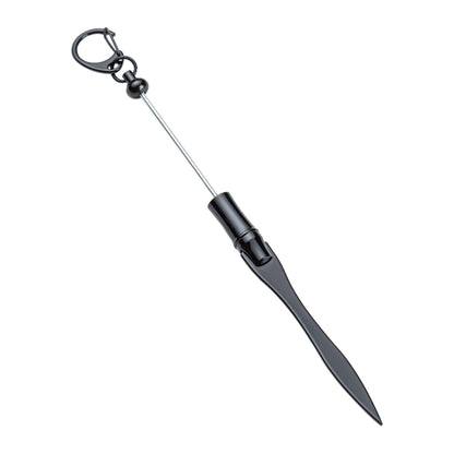 Beadable Letter Opener Metal DIY Craft Supplies 18.4cm Keychain 5