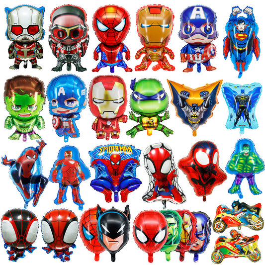 Superhero Foil Balloons Party Decoration Set 50pcs
