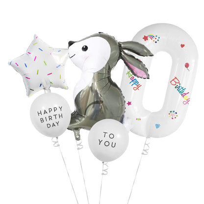 Easter Bunny Foil Balloon Set Party Decoration 13
