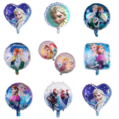 Frozen Princess Foil Balloons Birthday Party Decoration 18 Inch 50pcs