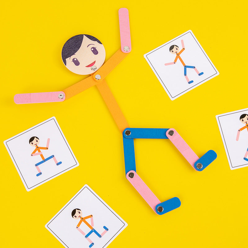 Wooden Sports Puzzle Educational Toy Early Development for Kids 7