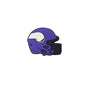 20pcs Silicone Focal Beads Football Helmet Printed Design 23