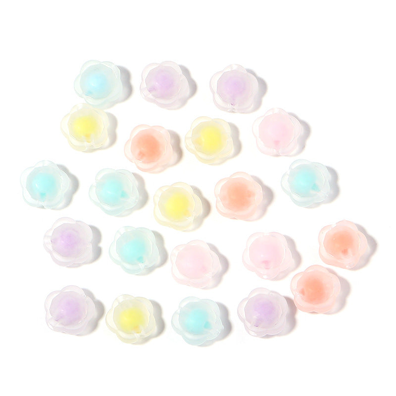 100 Pack Transparent Multi-Style Acrylic Beads Bracelet Accessories 42