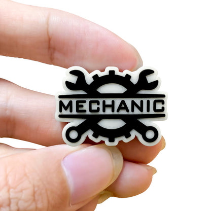 20Pcs Silicone Focal Beads Technician Maintenance With Mechanic Tools Design 5