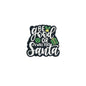Silicone Focal Beads Christmas Snowman Elk with Printed Festive Text 5
