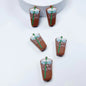 20Pcs Silicone Focal Beads Camel Cartoon Milk Tea Cup Design 2