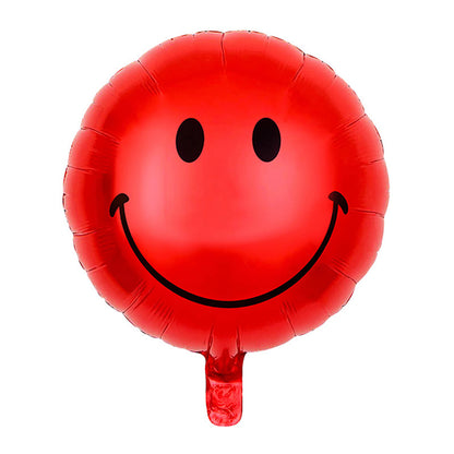 Smiling Face Foil Balloons 18 Inch Birthday Party Decoration 50pcs 2