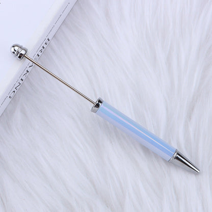 UV Electroplating Rainbow Color Beadable Ballpoint Pens DIY Craft Supplies 11
