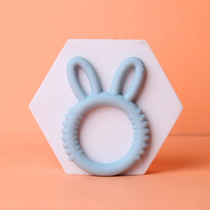 Silicone Baby Teether Rabbit Shape Sensory Chew Toy 8