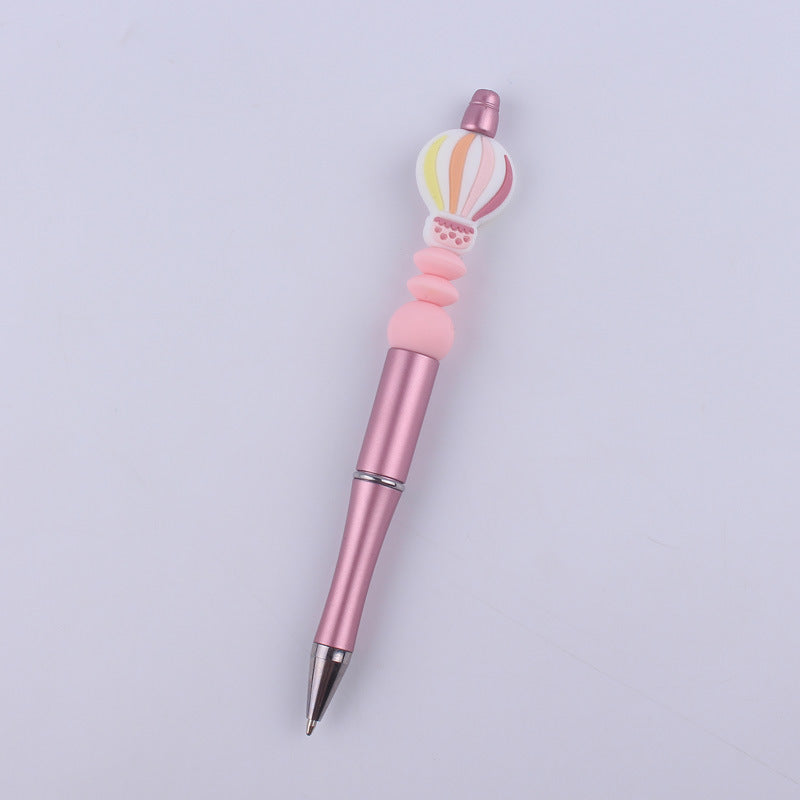Hot Air Balloon Silicone Beaded Pens Handmade Office School Supplies 6