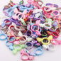 2Pcs 25x46mm Sakura Angel Wings Acrylic Beads UV Finish Color Plated 16