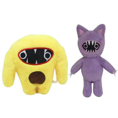 Toothed Monster Plush Toy Soft Stuffed Animal Doll Set 3