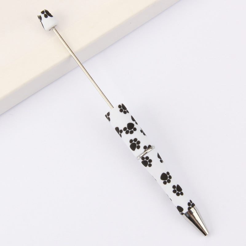 Printed Pattern Beadable Ballpoint Pens DIY Craft Supplies 5