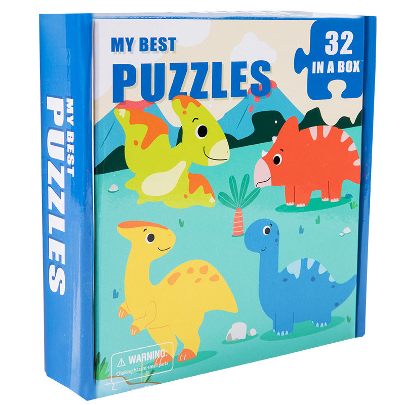 Wooden Animal Puzzle Montessori Toys Educational Toy 5