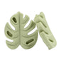 20pcs Silicone Focal Beads Leaf Shape Cutout Design 9