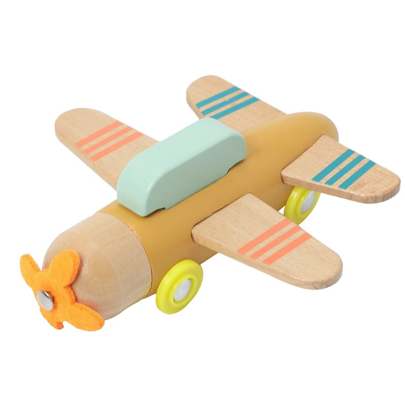 Wooden Small Aircraft Model Educational Toy